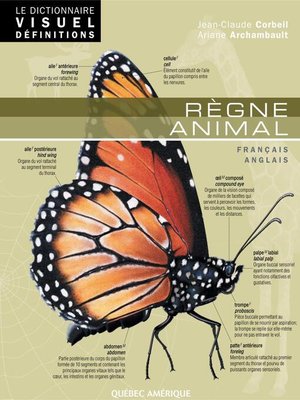 cover image of Le Dictionnaire Visuel Définitions--Règne animal
